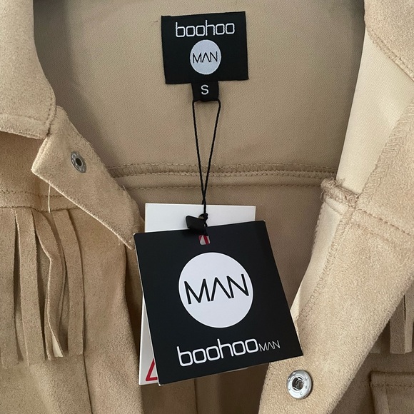 NWT Boohoo Man faux suede jacket - Picture 4 of 4